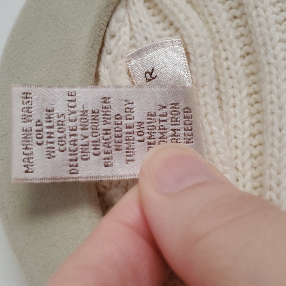 Kenar Cream Crochet Ruffle Cardigan - Picture 9 of 9